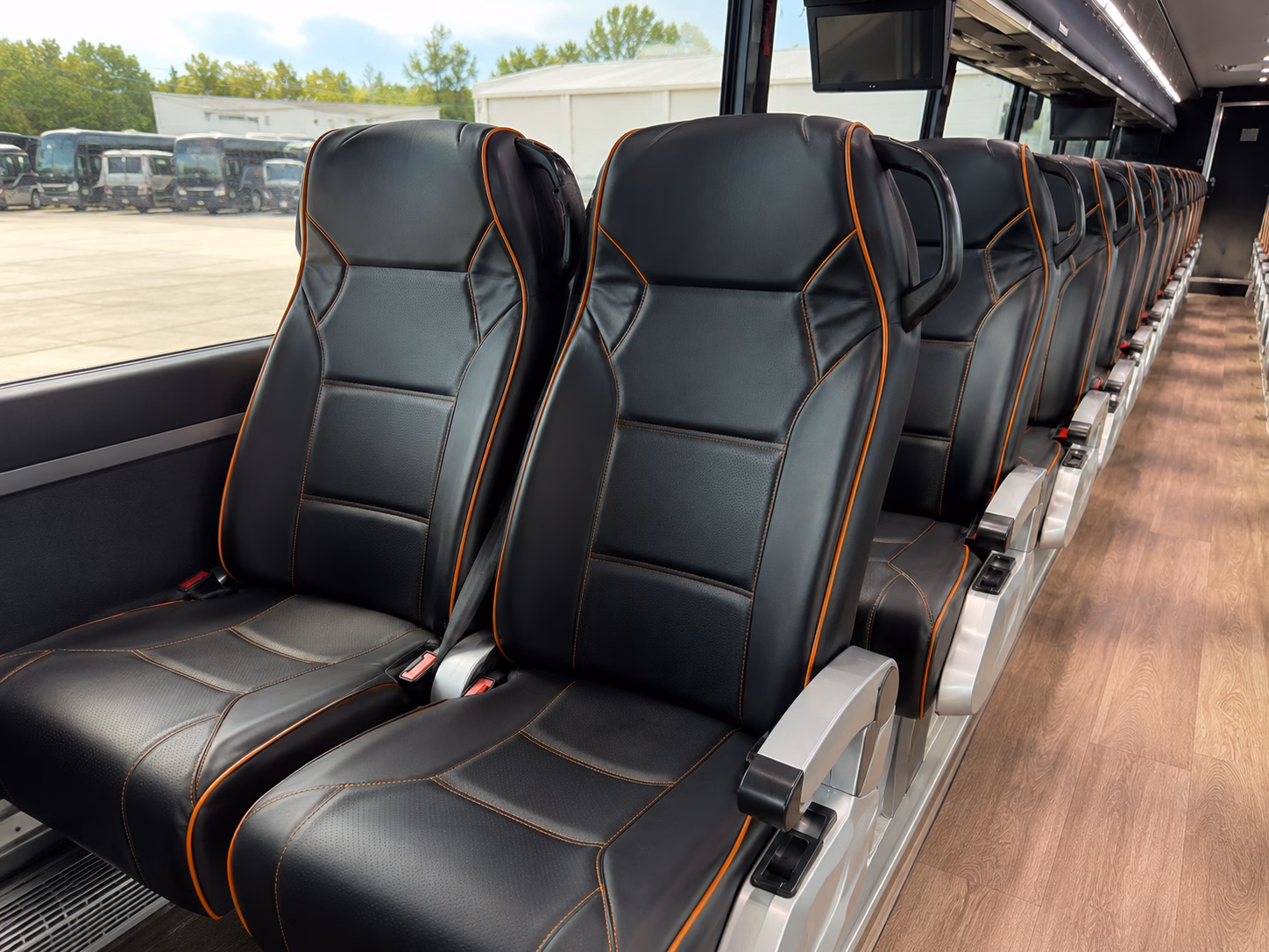 fayetteville charter bus interior
