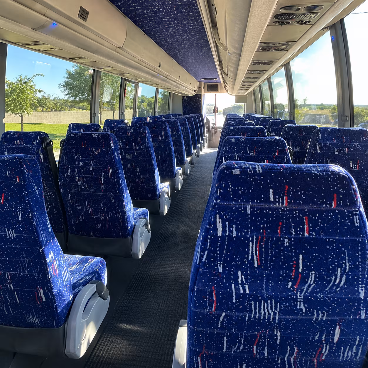 fayetteville charter bus rental inside