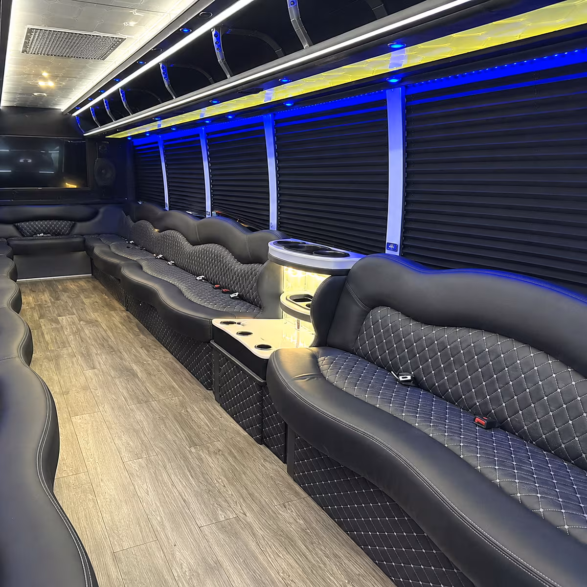 fayetteville concert party bus rental
